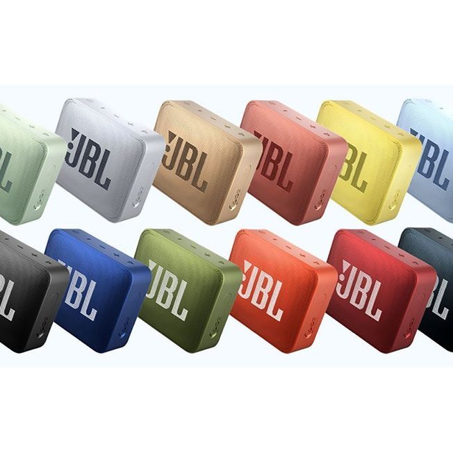 JBL GO 2 Waterproof Portable Bluetooth Speaker (Various Colours Available)