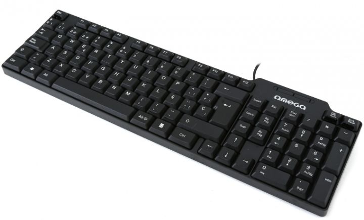 Omega PC and Tablet Keyboard with USB to MicroUSB Adapter