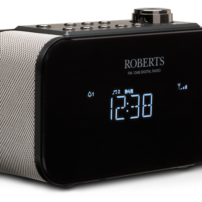 Roberts Ortus 2 DAB+ Alarm Clock Radio with Mobile Phone Charger