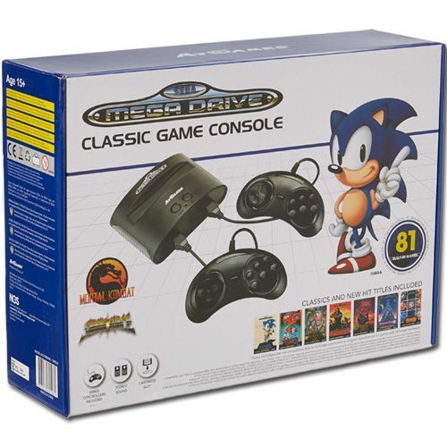 classic game console mega drive