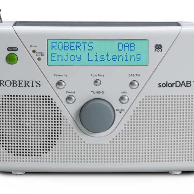 Roberts SolarDAB 2 DAB+ Radio with Integral Solar Panel