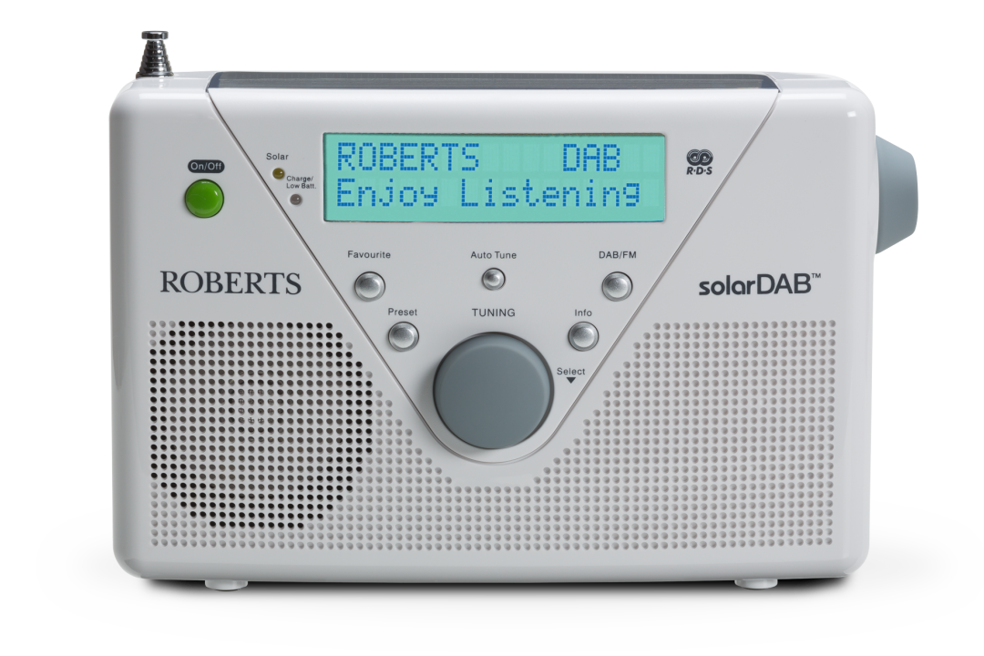 Roberts SolarDAB 2 DAB+ Radio with Integral Solar Panel