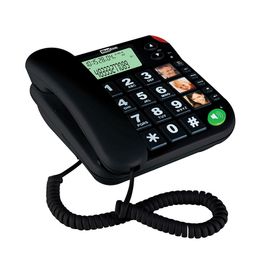 Maxcom Big Button Corded Telephone KXT480 black or white