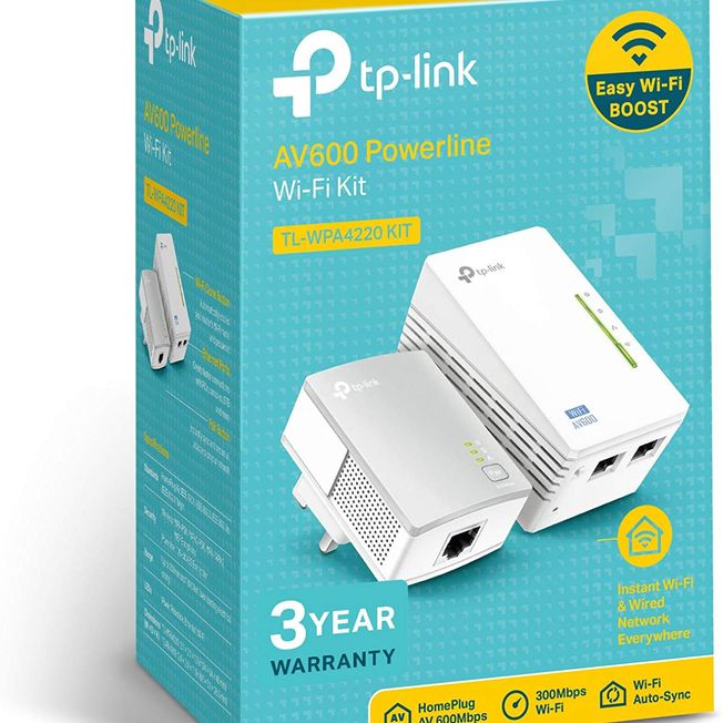 TP-Link HomePlug AV600 Powerline Wi-FI Kit TL-WPA4220KIT