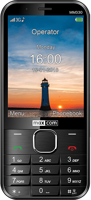 Maxcom Classic MM330 3G Bar Phone