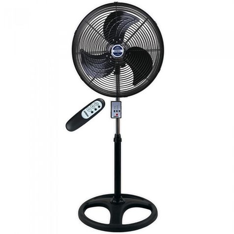 Omega Stand Fan 18" High Speed Industrial with Remote MISTRALREM